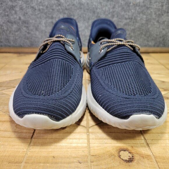 Skechers Slip Ins Shoes Mens Size 13 Delson 3.0 Roth Blue Sneaker Boat Style - Picture 4 of 11